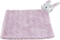 Legowiska dla psów - TRIXIE Junior koc z królikiem dla szczeniąt/kociąt z pluszu 55 x 40 cm - jasno liliowy/jasnoszary - miniaturka - grafika 1