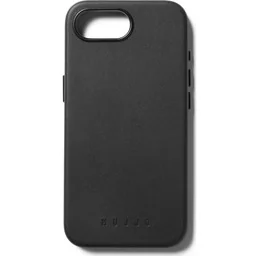 Mujjo Etui Full Leather Case do MagSafe do iPhone 16e, czarne - Etui i futerały do telefonów - miniaturka - grafika 1