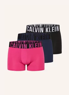 Majtki damskie - Calvin Klein Bokserki Intense Power, 3 Szt. pink - grafika 1