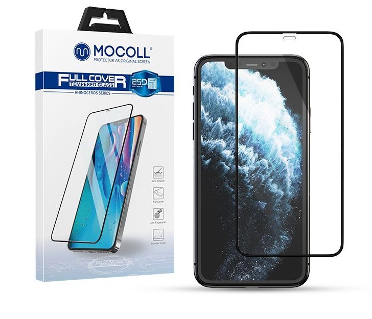 Mocoll Szkło Hartowane HD pokrywające cały ekran Apple Iphone X, XS, 11Pro