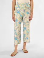 Spodnie damskie - s.Oliver BLACK LABEL Spodnie Kobiety wiskoza beżowy|wielokolorowy wzorzysty, 34 - miniaturka - grafika 1