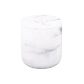 Pojemniki łazienkowe - Pojemnik kosmetyczny Bianco biały - miniaturka - grafika 1