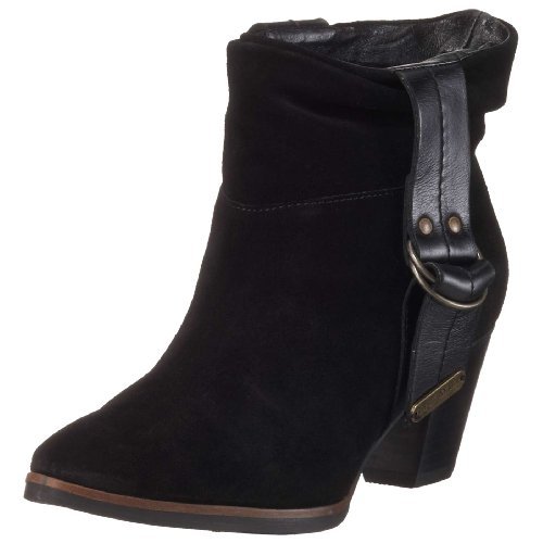 Hilfiger Denim Wooster 3 A FW8FB01118, kozaki damskie, czarny - czarny Black990-41 EU