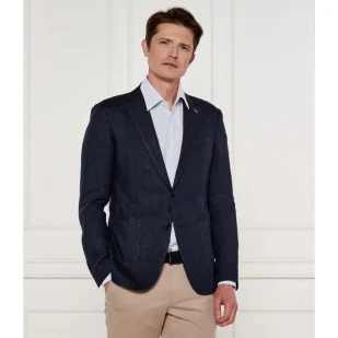 Joop! Lniana marynarka Hoverest Slim Fit - Marynarki męskie - miniaturka - grafika 1