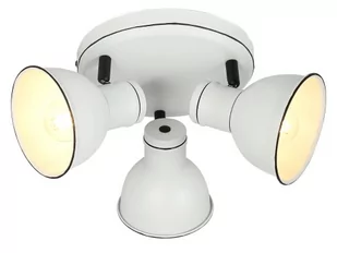 Candellux Plafon ZUMBA biało-czarny E14 - Lampy sufitowe - miniaturka - grafika 1