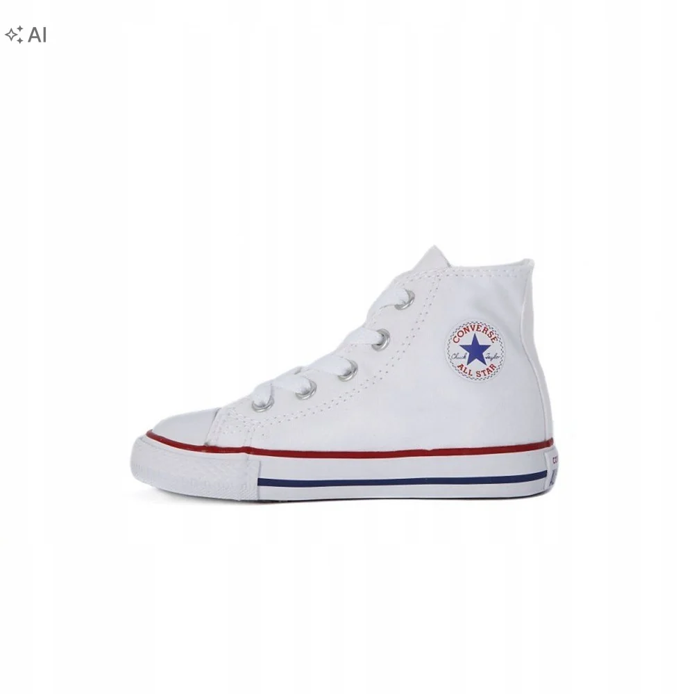 CONVERSE TRAMPKI DZIECIĘCE BIAŁE Z LOGO 26 16MA