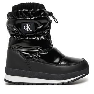 Śniegowce Calvin Klein Jeans V3A5-81037-1485 S Czarny - Buty dla dziewczynek - miniaturka - grafika 1