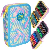 Piórniki - Piórnik podwójny z wyposażeniem CoolPack Jumper 2 Dancefloor E66537 - miniaturka - grafika 1