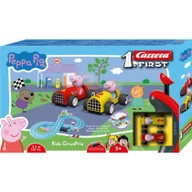 Tory, garaże, parkingi - Tor First Świnka Peppa Kids GrandPrix - miniaturka - grafika 1