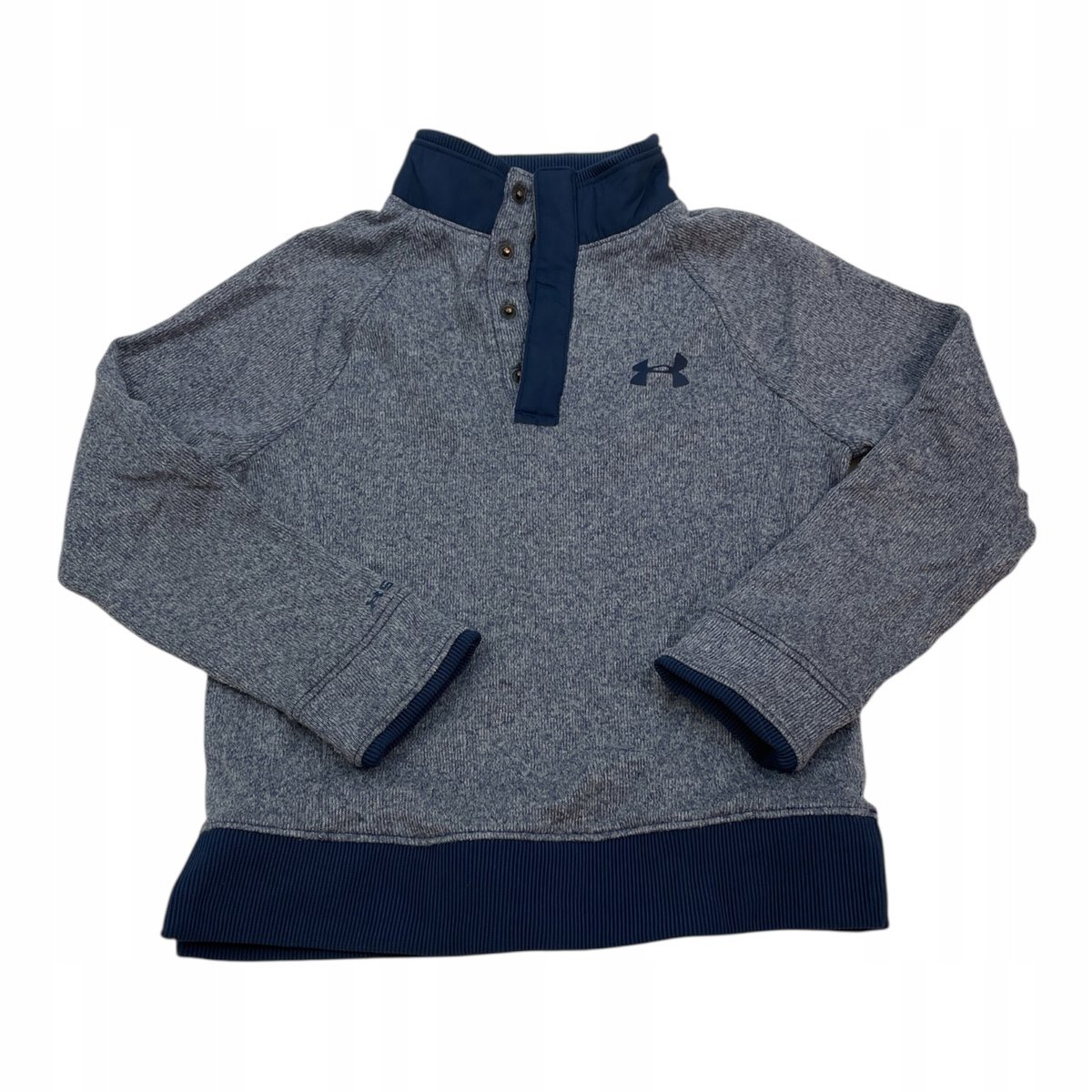Under Armour bluza dziecięca 122/128 granatowa sportowa półgolf