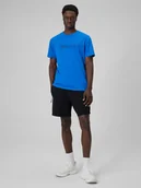 Spodenki męskie - 4F Spodenki dresowe męskie - czarne XXL - miniaturka - grafika 1