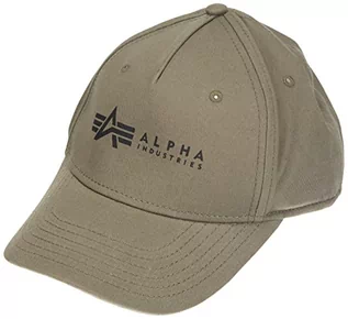 Czapki damskie - Alpha Industries Męska czapka z daszkiem Alpha Cap, ciemnozielony, jeden rozmiar - grafika 1