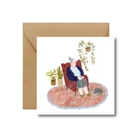 Kartki okolicznościowe i zaproszenia - KARTKA NA DZIEŃ BABCI - miniaturka - grafika 1