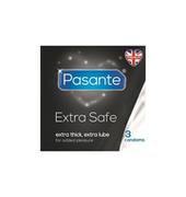 Prezerwatywy - Pasante (UK) Prezerwatywy Pasante - Extra (1 op. / 3 szt.) - miniaturka - grafika 1