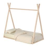 Łóżka dla dzieci i młodzieży - Łóżko dziecięce z drewna jesionowego Kave Home Maralis Teepee, 70x140 cm - miniaturka - grafika 1