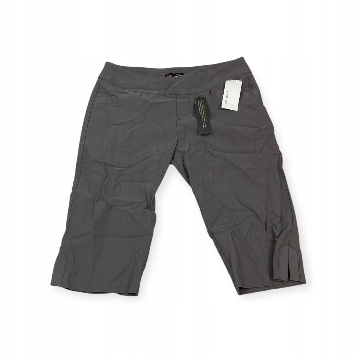 Rybaczki materiałowe damskie szare eleganckie LEE 6/S