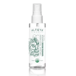 Rose alteya biorosen wodę Spray bułgarskie certyfikowane jak z epoki czysto białą 100 ML 100% usda Organic-Bio naturalnie kwiaty z białych róż (Alba), uzyskiwane poprzez destylację z parą wodną świe 010011 - Kremy do twarzy - miniaturka - grafika 1