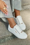 Trampki damskie - Trampki Damskie Z Eko Skóry Big Star RR274322 Białe-40 - miniaturka - grafika 1