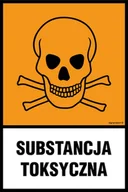 Systemy ekspozycyjne i znaki informacyjne - LB003 PRODUKT TOKSYCZNY, FN - FOLIA SAMOPRZYLEPNA; (250X375MM) - miniaturka - grafika 1