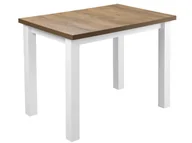 Stoły - Stół Do Kuchni Jadalni 100X70 S1C - Biały Mat/Dąb Lefkas - miniaturka - grafika 1