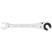 Klucze i nasadki - Klucz płasko-oczkowy NEO 09-258 11 mm z grzechotką - miniaturka - grafika 1