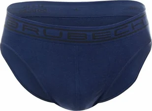 Brubeck BE00290A Slipy męskie COMFORT COTTON niebieskie indygo M - Majtki męskie - miniaturka - grafika 1