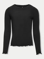 Bluzki damskie - Kids ONLY Bluzka 15331400 Czarny Slim Fit - miniaturka - grafika 1