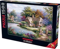 Puzzle - Anatolian Puzzle 1500 Wiejska chata nad jeziorem - Anatolian - miniaturka - grafika 1