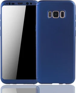 Etui na telefon komórkowy Pokrowiec ochronny na Samsung Galaxy S8 Plus Pełne etui Ochrona wyświetlacza 360 Niebieski - Etui i futerały do telefonów - miniaturka - grafika 1