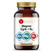 Suplementy naturalne - Yango Magnez + Cynk + Witamina B6 (90 kaps.) - miniaturka - grafika 1