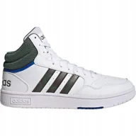 Buty sportowe męskie - Buty męskie adidas Hoops Mid GY4747 białe 44 2/3 - miniaturka - grafika 1