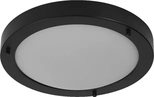 LEDVANCE BATHROOM CLASSIC ROUND lampa sufitowa łazienkowa 280 mm, czarna, trzonek E27, może być wyposażona w inteligentną lampę, wysoka jakość wykonania, cylindryczny kształt, stopień ochrony IP44 - Lampy sufitowe - miniaturka - grafika 1