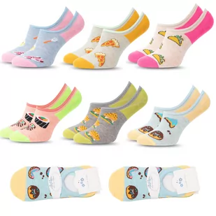 6X BAWEŁNIANE ŚMIESZNE STOPKI SKARPETY WESOŁE MIX 39-41 - SD6-V-2036-39-41 - Skarpetki damskie 6X BAWEŁNIANE ŚMIESZNE STOPKI SKARPETY WESOŁE MIX 39-41 - SD6-V-2036-39-41 - Skarpetki damskie - miniaturka - grafika 1