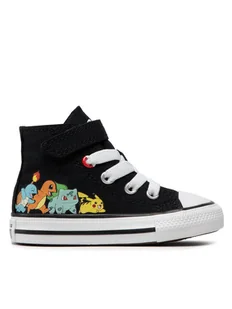 Converse Trampki POKEMON Chuck Taylor All Star Hi A01229C Czarny - Buty dla dziewczynek - miniaturka - grafika 1