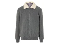 Kurtki męskie - LIVERGY® Kurtka męska o wyglądzie wełny (L (52/54), Szary) - miniaturka - grafika 1