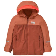 Kurtki i płaszcze dla chłopców - Helly Hansen K Shelter 2.0, kurtka przeciwdeszczowa, dziecięca, pomarańczowa - miniaturka - grafika 1