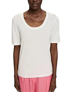 ESPRIT Collection Koszulka damska, 110/Off White, XL - Koszulki i topy damskie - miniaturka - grafika 1