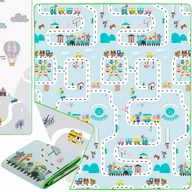 Maty piankowe - Dwustronna mata piankowa Springos 150x180 cm składana - miniaturka - grafika 1