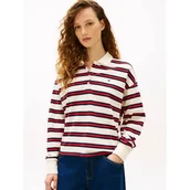 Bluzki damskie - Tommy Hilfiger Polo Loose fit - miniaturka - grafika 1