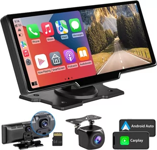 Ottocast Przenośny wyświetlacz samochodowy 10" Kamera 2K Apple Carplay Android Auto - Radia samochodowe - miniaturka - grafika 1