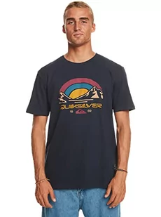 Quiksilver Koszulka męska Basic Blue XS - Koszulki męskie - miniaturka - grafika 1