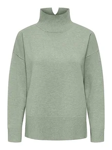 ONLY Sweter w kolorze jasnozielonym - Swetry damskie - miniaturka - grafika 1