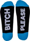 Skarpetki męskie - Out of the blue Długie Skarpetki ze Śmiesznym Napisem - BITCH PLEASE - miniaturka - grafika 1