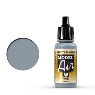 Farba akrylowa, Vallejo Model Air Dark Ghost Gray 71.120 - Farby i media malarskie - miniaturka - grafika 1