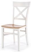 Krzesła - Elior Krzesło drewniane Toran - białe - miniaturka - grafika 1