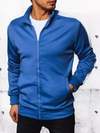 Bluzy męskie - Bluza męska rozpinana niebieska Dstreet BX5565-XXL - miniaturka - grafika 1