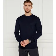 Swetry męskie - BOSS ORANGE Wełniany sweter Avac_C Regular Fit - miniaturka - grafika 1