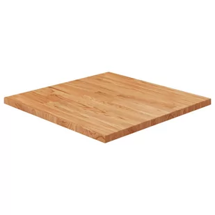 Vidaxl Kwadratowy Blat Do Stolika, Jasnobrązowy, 60X60X2,5 Cm, Dębowy - Meble modułowe i akcesoria - miniaturka - grafika 1