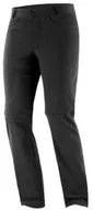 Spodnie sportowe damskie - Spodnie Salomon Wayfarer Zip Off Deep Black - miniaturka - grafika 1