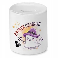 Skarbonki - Skarbonka 330 ml Dla Patryka Syna Dziecka Prezent z Nadrukiem ze Zdjęciem + Opakowanie na prezent (wzór 02) - miniaturka - grafika 1